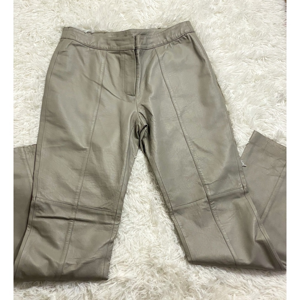 ShapeFX gray leather pants size 6